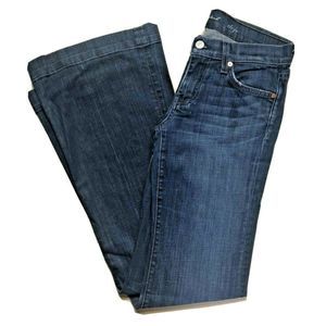7 For All Mankind Dojo Jeans Flare Wide Leg 27